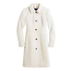 J. Crew Women's Cream Pea lady day Coat
